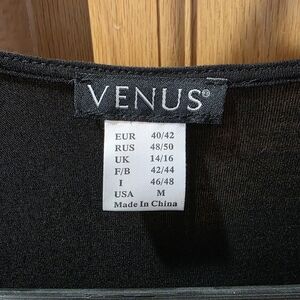 VENUS Black High Low Dress